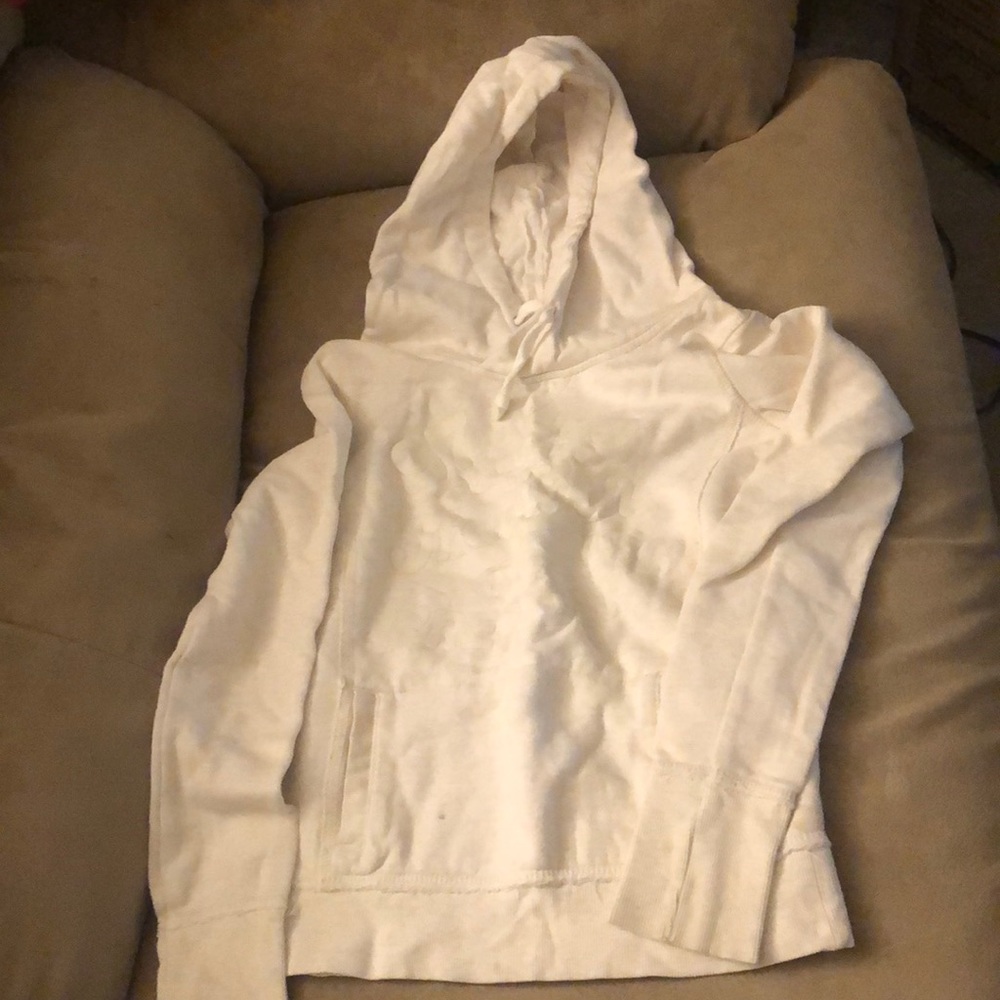 Cream colored AE hoodie